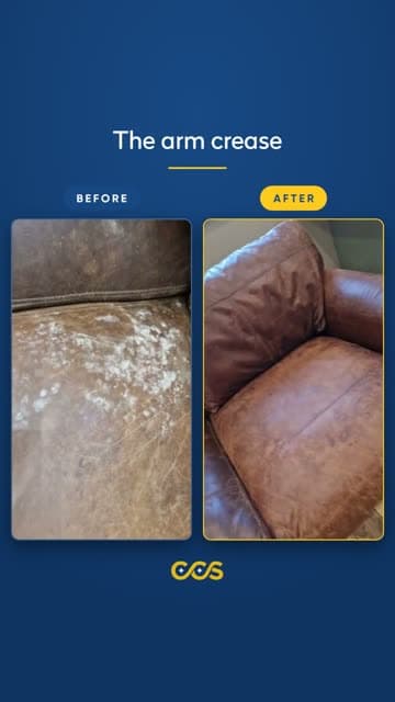 Watch a leather suite restoration in Warrington