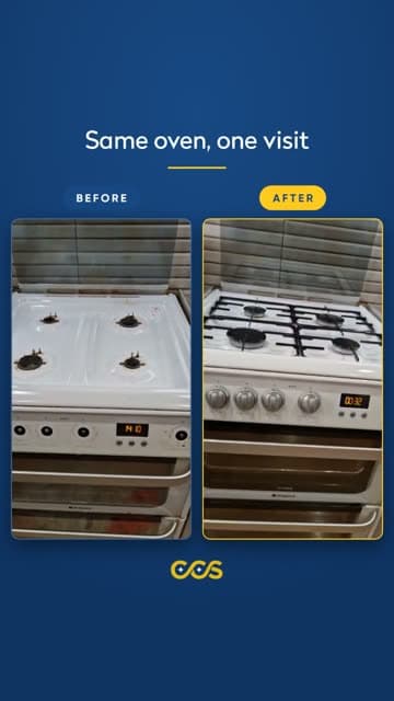 Watch a Warrington oven deep clean, before and after